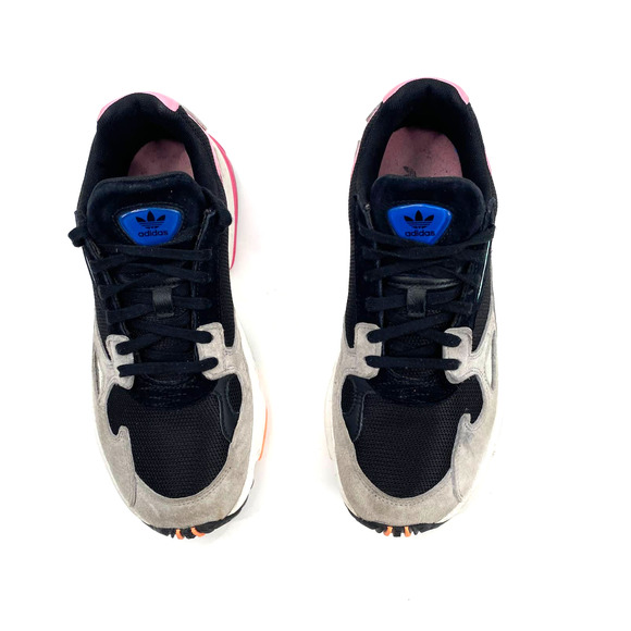 Adidas Falcon Women's Mixed-Media Sneaker Retro Size 8  Light Granite - Picture 4 of 9